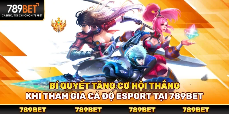 Bí quyết tăng cơ hội thắng khi tham gia cá độ esport tại 789bet