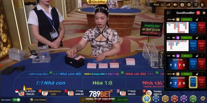 Casino 789BET với tính năng Live cho cảm giác như đang chơi trực tiếp
